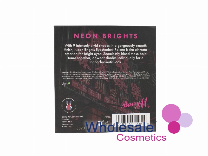 6 x Barry M Eyeshadow Palette - NEON BRIGHT